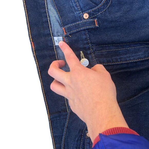 True Religion Jeans Size 44 SKINNY Blue - Picture 5 of 7